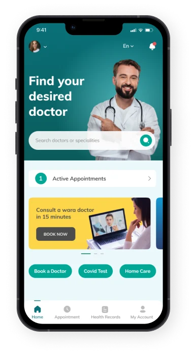 mobile app for clinics