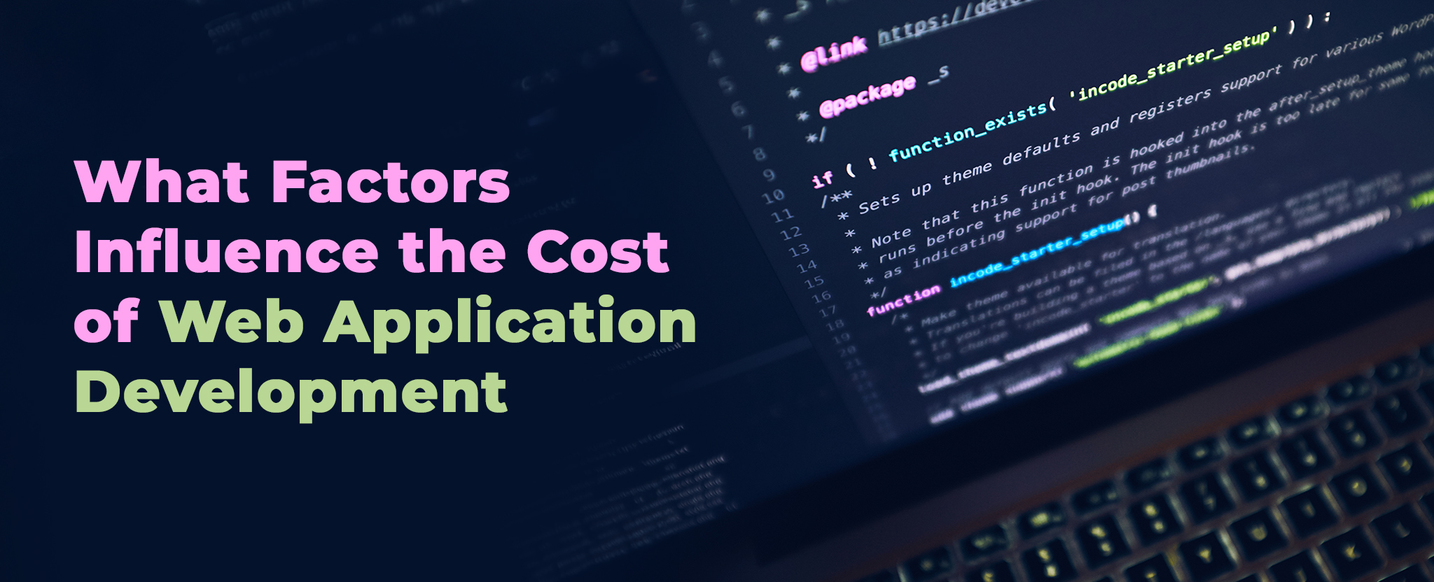 web application cost