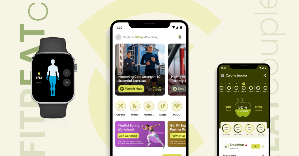 fitreat couple app screen