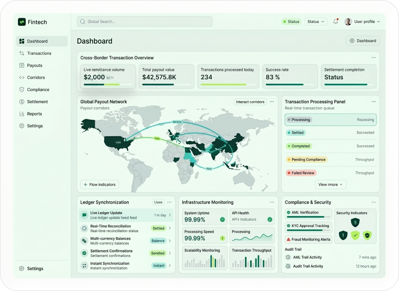 Enterprise Remittance Systems Built for Scale and Speed​