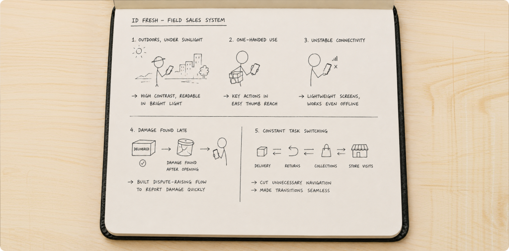 Field notes from the ID fresh sales