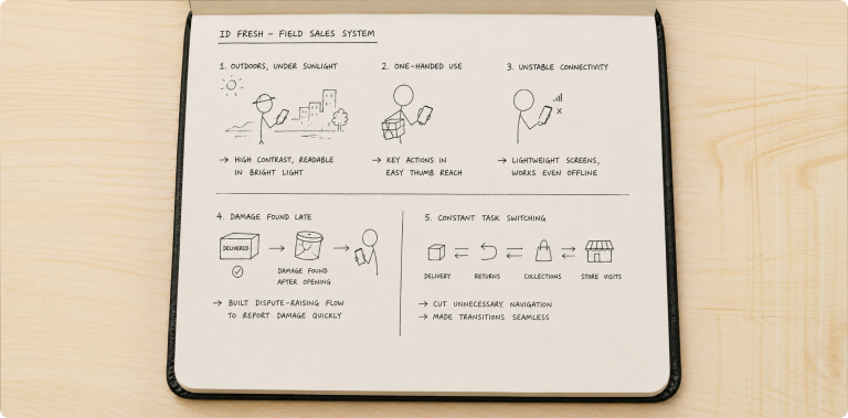 Field notes from the ID fresh sales